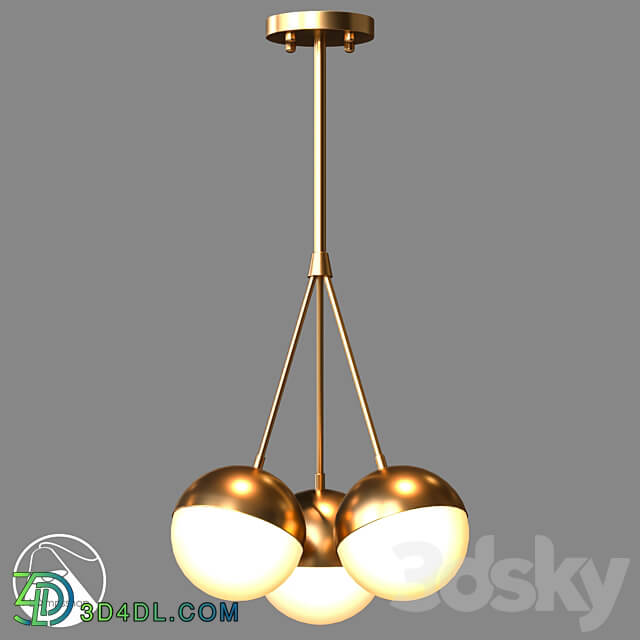 LampsShop.com L1371 Chandelier Bowl Pendant light 3D Models