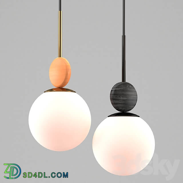 Pendant lamp COPENHAGEN by Vips and Friends Pendant light 3D Models