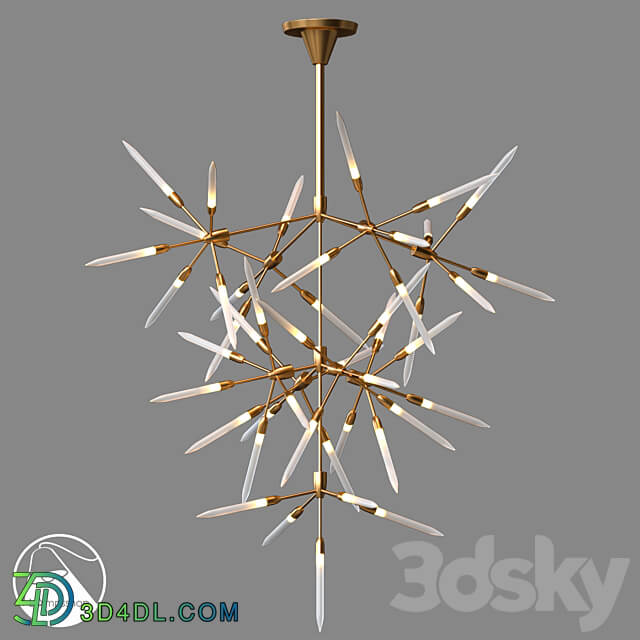 LampsShop.com L1370 Chandelier Sword Pendant light 3D Models