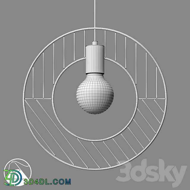 LampsShop.com L1410 Chandelier Brodwan Pendant light 3D Models