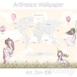 ArtFresco Wallpaper Designer seamless wallpaper Art. Dm 108OM 3D Models 