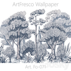 ArtFresco Wallpaper Designer seamless wallpaper Art. Fo 071OM 3D Models 