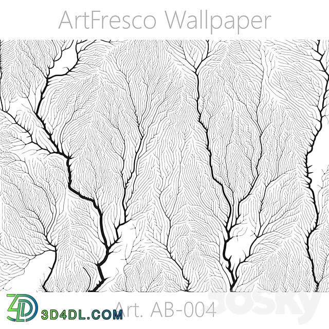 ArtFresco Wallpaper Designer seamless wallpaper Art. AB 004OM 3D Models