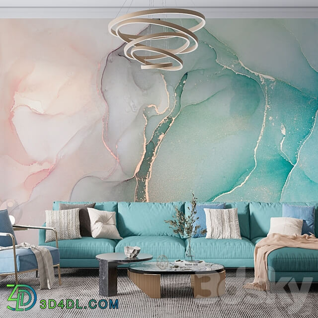 ArtFresco Wallpaper Designer seamless wallpaper Art. flu 035OM 3D Models