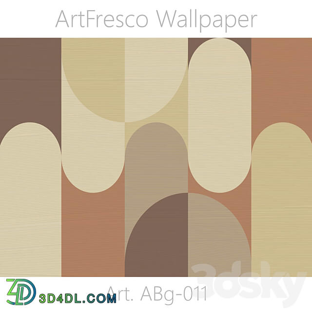 ArtFresco Wallpaper Designer seamless wallpaper Art. ABg 011OM 3D Models