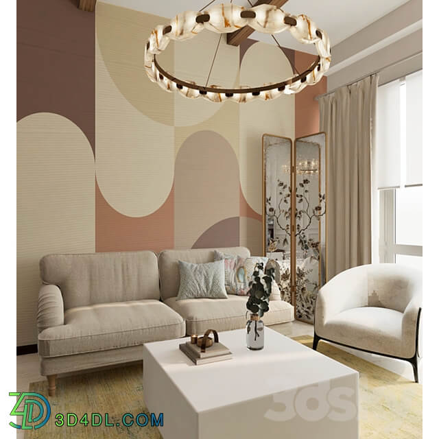 ArtFresco Wallpaper Designer seamless wallpaper Art. ABg 011OM 3D Models