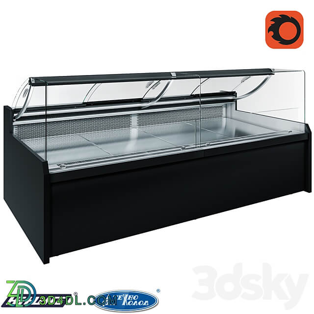 Refrigerated display case 1566 Missouri MC 120 deli OS 120 DBM option 3D Models
