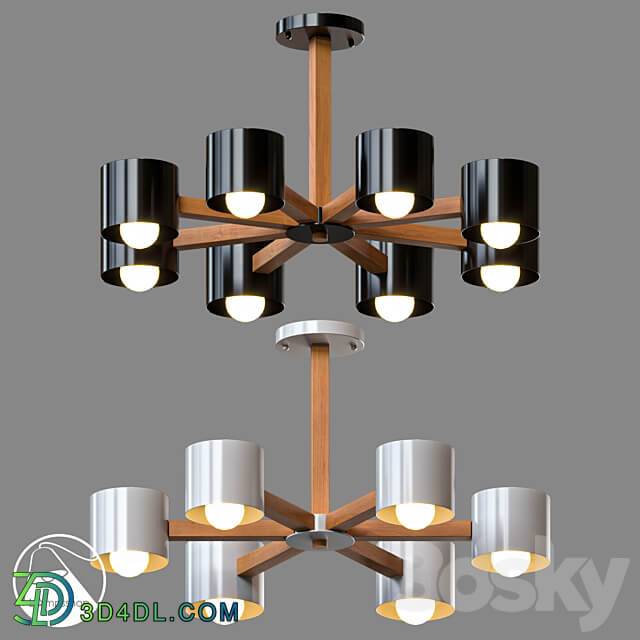 LampsShop.com L1160 Chandelier Nordic Tunes A Pendant light 3D Models