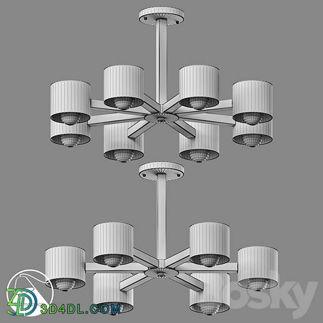 LampsShop.com L1160 Chandelier Nordic Tunes A Pendant light 3D Models