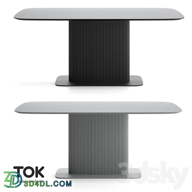  OM Series of Tables velvet Sl with Flanged Current Furniture 3D Models