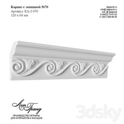 Cornice with stucco 70 lepgrand.ru 3D Models 