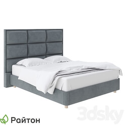 Hampton bed with Raibox base with p m Bed 3D Models 