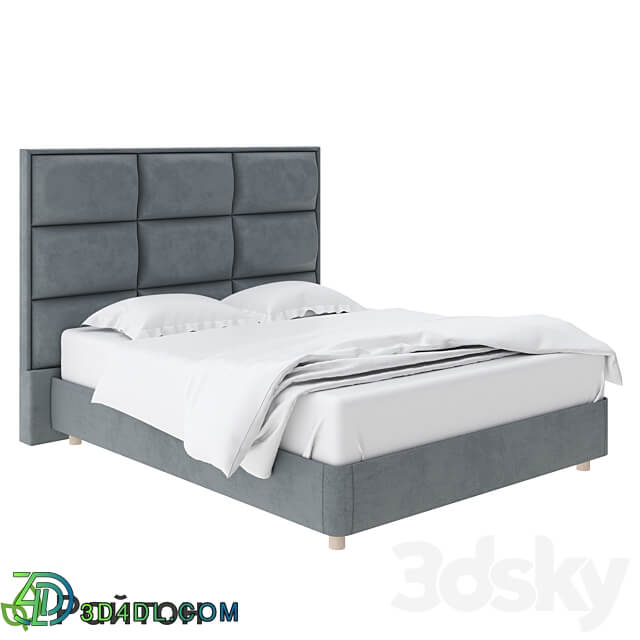 Hampton bed with Raibox base with p m Bed 3D Models