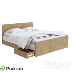 Way Plus bed with drawers Bed 3D Models 
