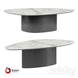 Kronco Elipse porcelain stoneware coffee table 3D Models 