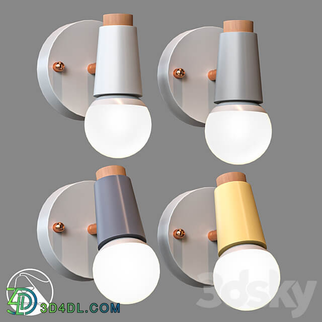 LampsShop.com B4049 Sconce Nordic Original 3D Models