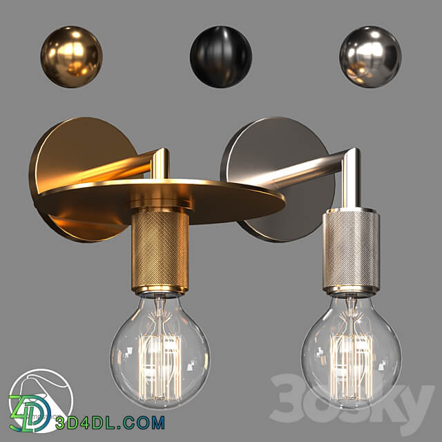 LampsShop.com B4032 Sconce Retro Lamp B 3D Models