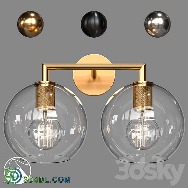 LampsShop.com B4032 Sconce Retro Lamp C 3D Models