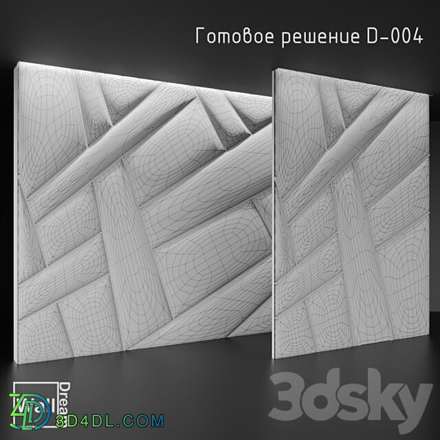 OM WallDream soft panels. 3D Models