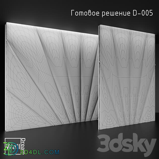 OM WallDream soft panels. 3D Models