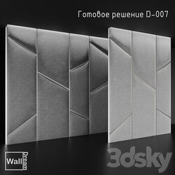 OM WallDream soft panels. 3D Models 