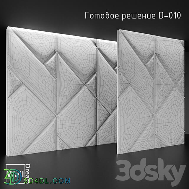 OM WallDream soft panels. 3D Models