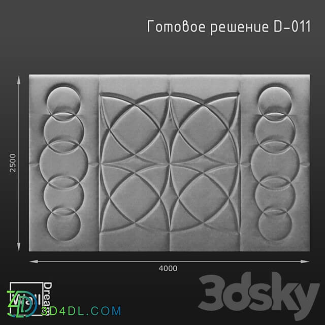 OM WallDream soft panels. 3D Models