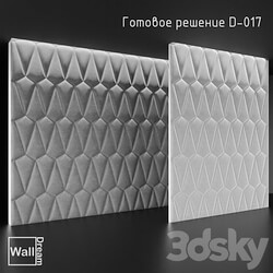 OM WallDream soft panels. 3D Models 