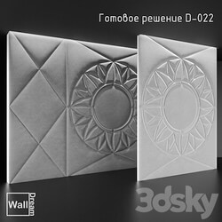 OM WallDream soft panels. 3D Models 