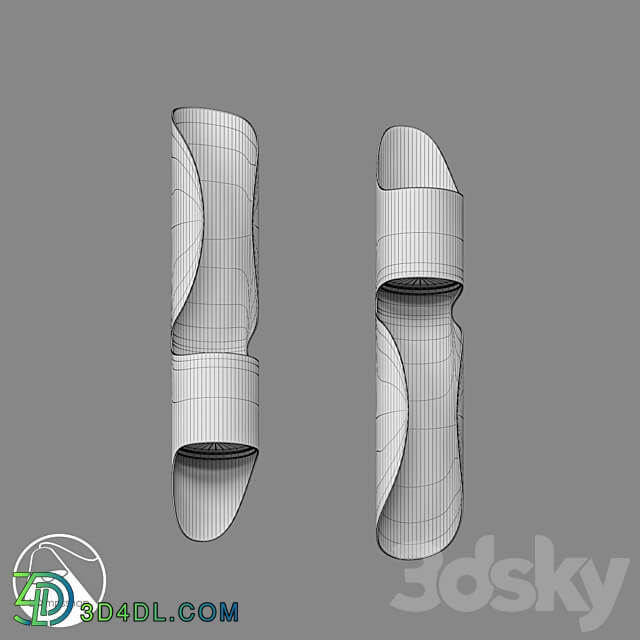 LampsShop.com B4166 Sconce Slipper 3D Models