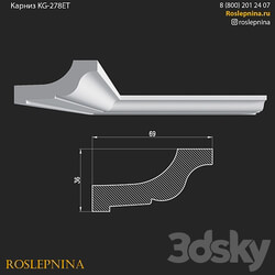 Cornice KG 278ET from RosLepnina 3D Models 