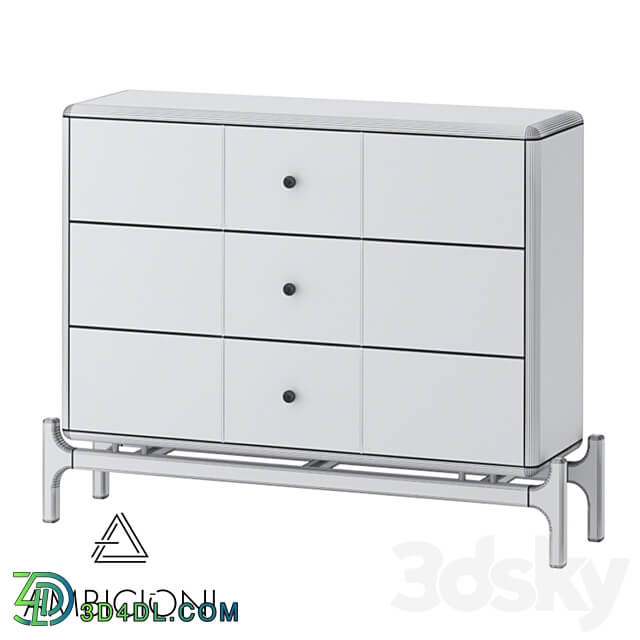 Linen chest of drawers Ambicioni Monse Sideboard Chest of drawer 3D Models