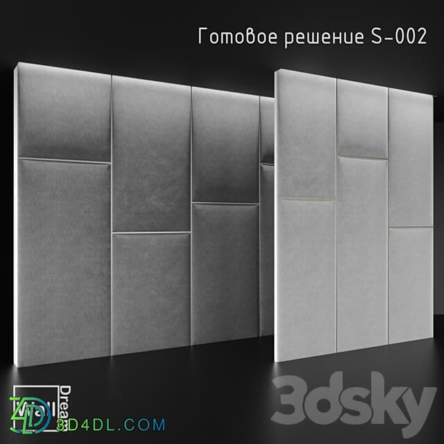 OM Soft panels WallDream 3D Models