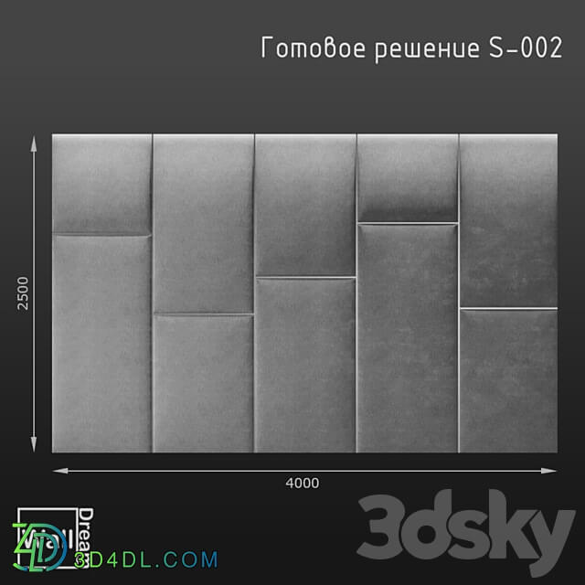 OM Soft panels WallDream 3D Models