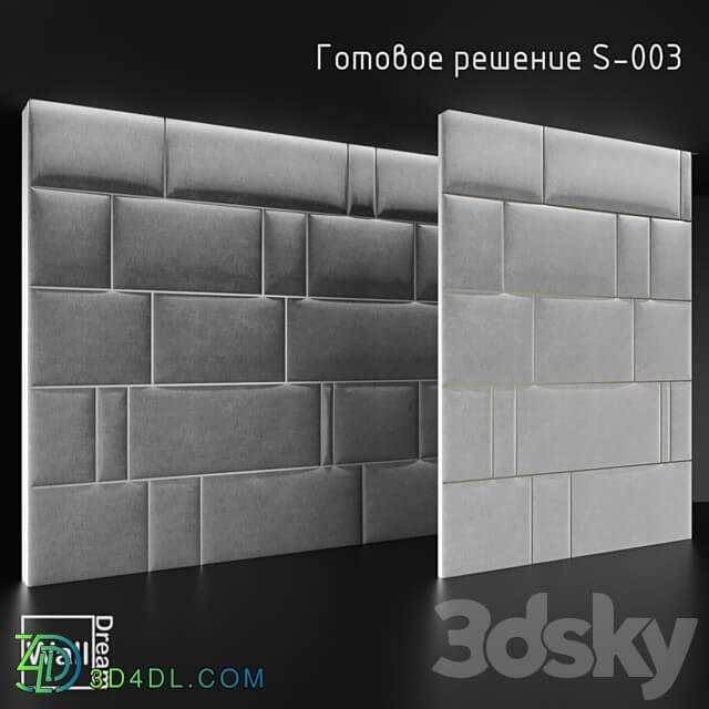 OM Soft panels WallDream 3D Models