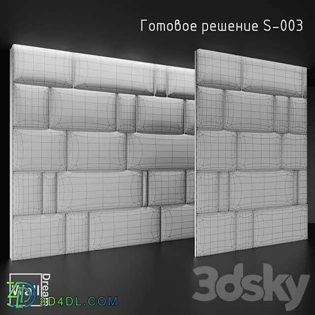 OM Soft panels WallDream 3D Models