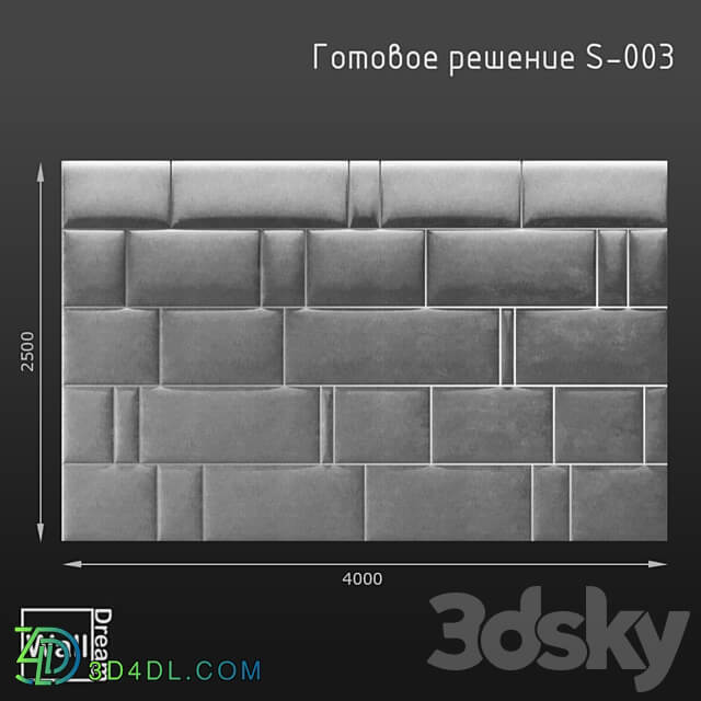 OM Soft panels WallDream 3D Models