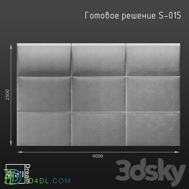 OM Soft panels WallDream 3D Models