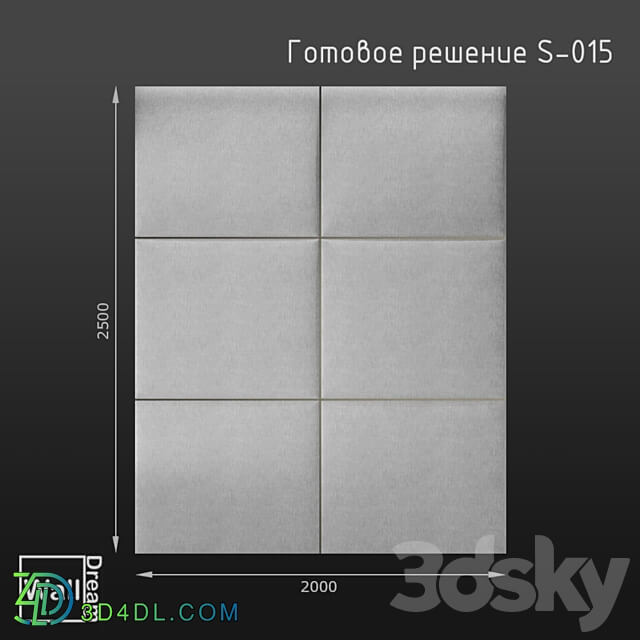 OM Soft panels WallDream 3D Models