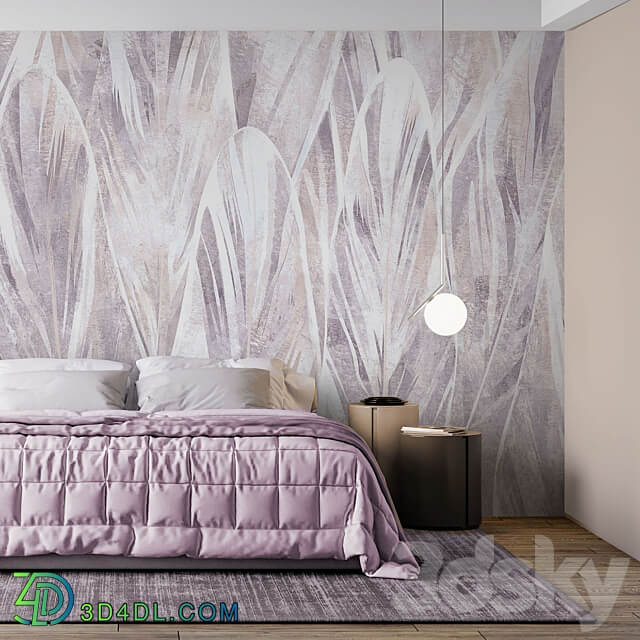 Creativille wallpapers 4545 Feather Carpet 3D Models