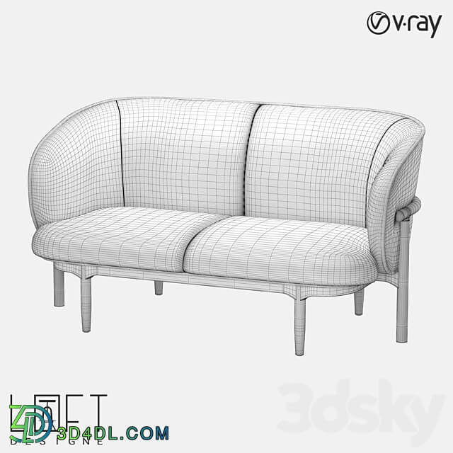 Sofa LoftDesigne 2008 model 3D Models