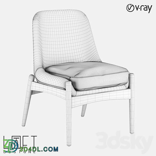 Armchair LoftDesigne 2545 model 3D Models