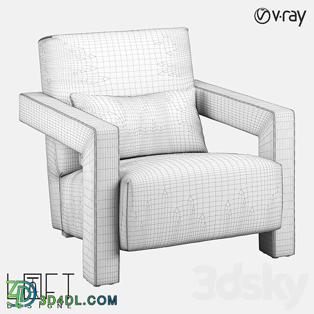 Armchair LoftDesigne 2881 model 3D Models