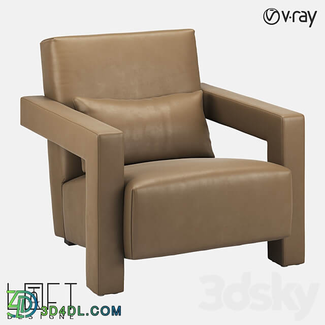 Armchair LoftDesigne 2882 model 3D Models