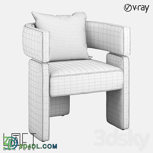 Armchair LoftDesigne 2887 model 3D Models