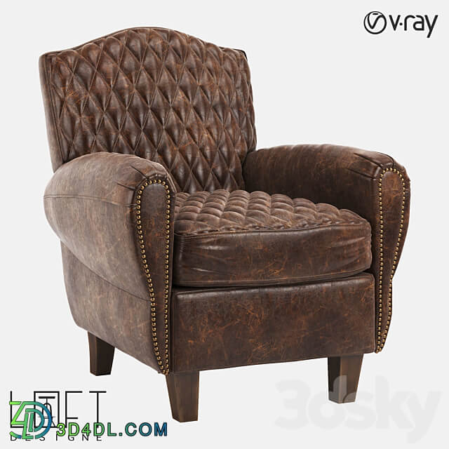 Armchair LoftDesigne 3854 model 3D Models