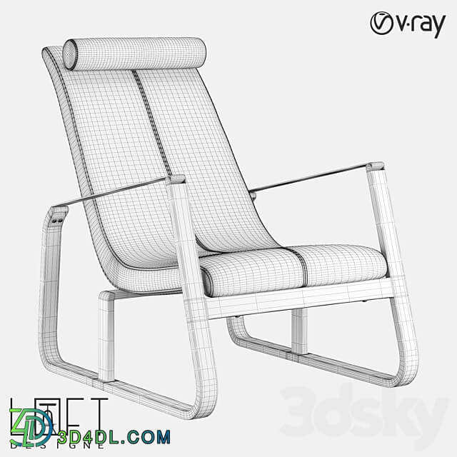 Armchair LoftDesigne 3970 model 3D Models