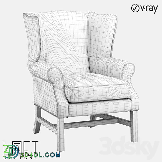 Armchair LoftDesigne 4063 model 3D Models