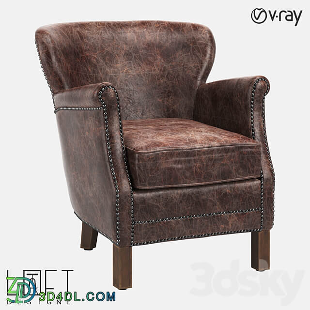 Armchair LoftDesigne 4066 model 3D Models