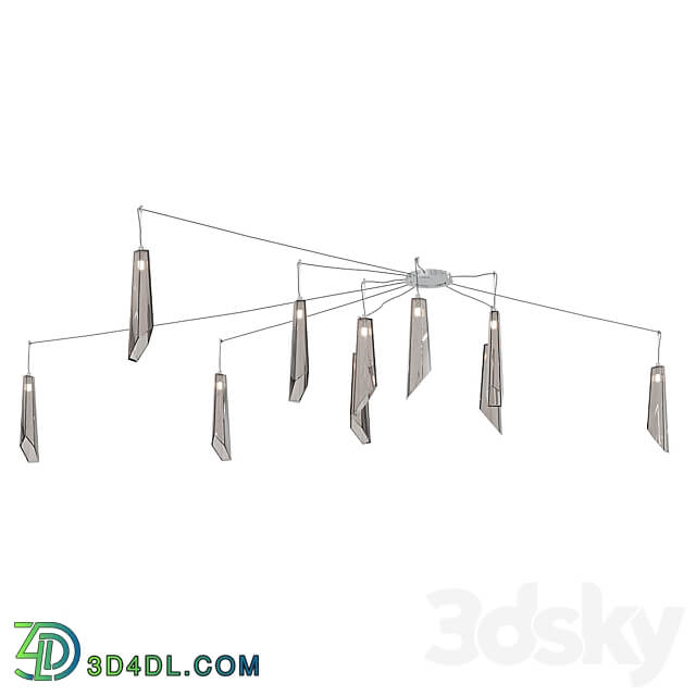 Pendant lamp Patrizia Volpato CRYPTO collection 295 S Pendant light 3D Models